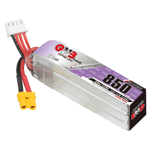 Аккумулятор для квадрокоптера GNB 850mAh 3S 11.4V 60C. Photo 3